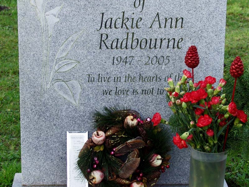 RADBOURNE Jackie Ann 1947-2005